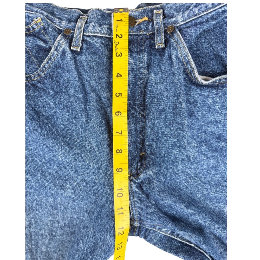 Vintage Lee Riders Jeans High Waist Tapered USA Womens 11 Acid Wash - Picture 8 of 12